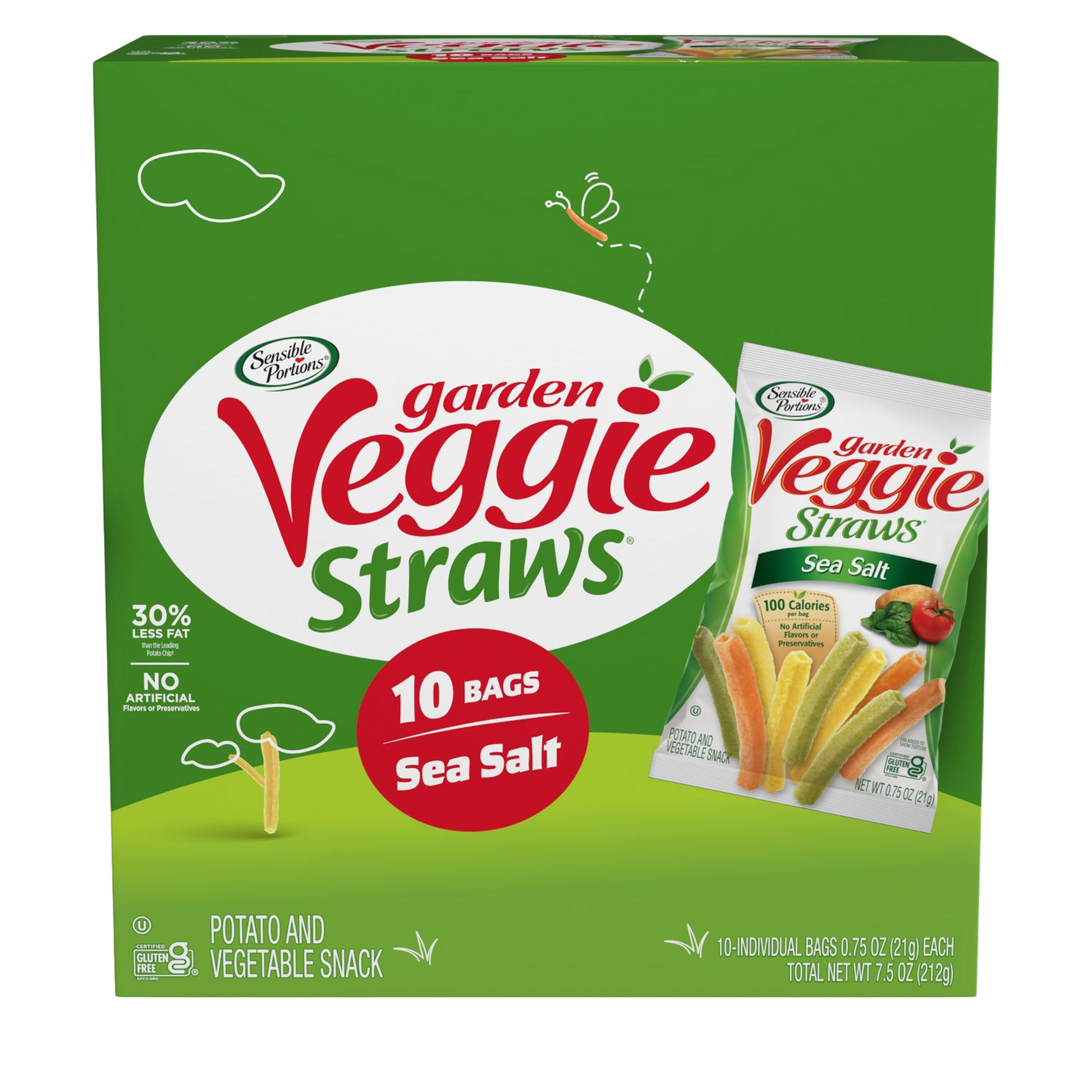 Sea Salt Veggie Straws 10ct