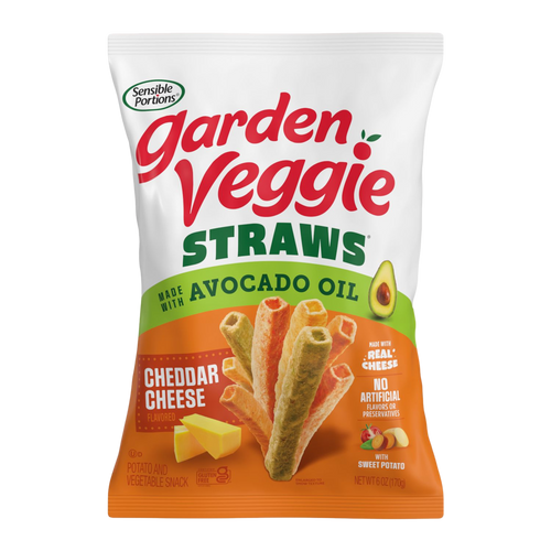 Cheddar Cheese Veggie Straws Made with Avocado Oil