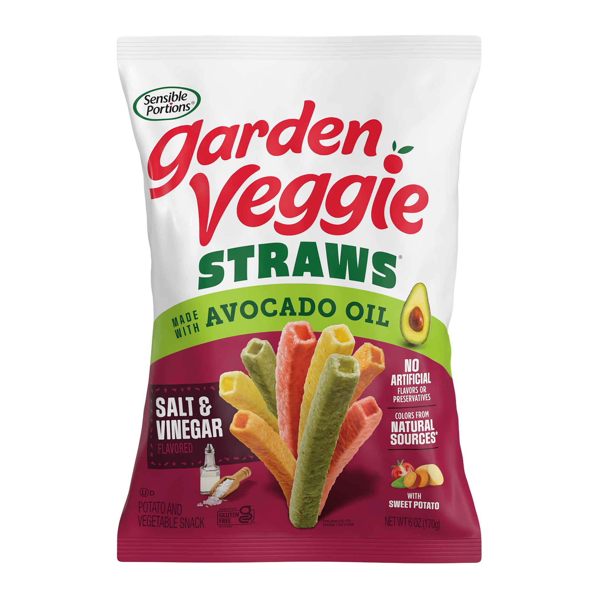 Salt & Vinegar Veggie Straws Made with Avocado Oil
