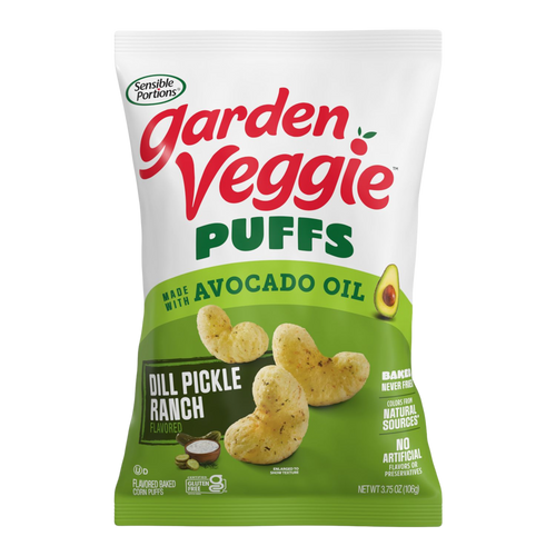 Dill Pickle Ranch Puffs Made with Avocado Oil
