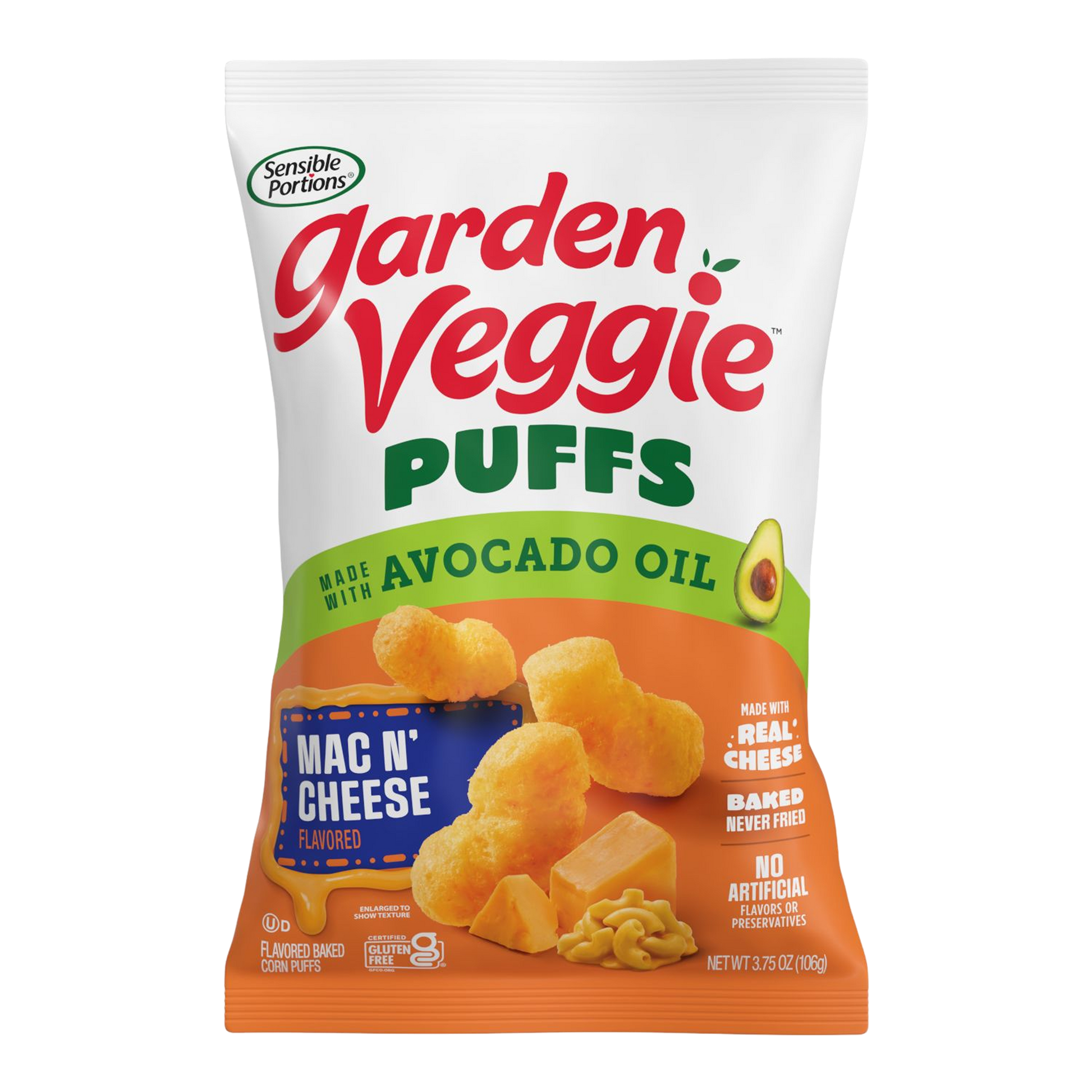 Garden Veggie Snacks Garden Veggie Puffs made with Avocado Oil — product image