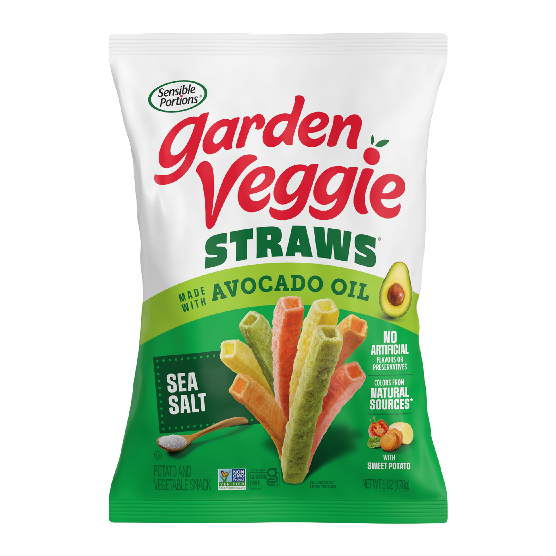 Sea Salt Veggie Straws Made with Avocado Oil