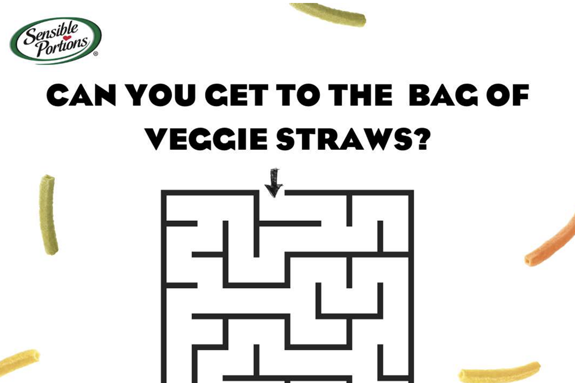 Snack Mazes Snackspiration – Garden Veggie Snacks